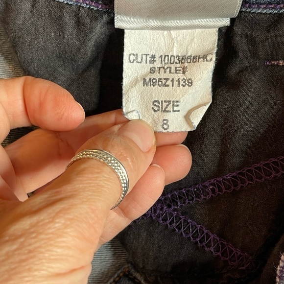 NYDJ Barbara Bootcut High Rise Blue Jeans Zipper Fly Size 8 - Picture 8 of 11